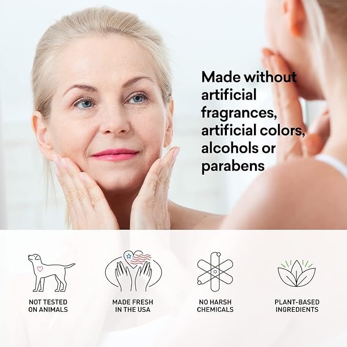 Anti Aging Eye Serum | Hydrating Eye Serum for Younger Complexion | Rapid Wrinkle Repair | Natural and Effective Eye Care | Just Nutritive | 1 Oz-VivaGrace Women