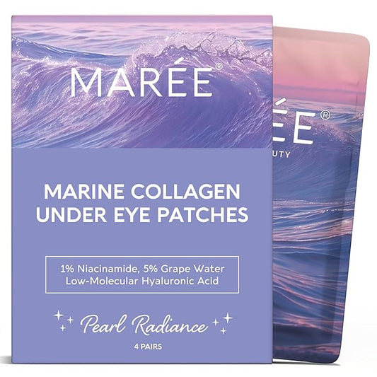 MAREE Violet Eye Gels - Marine Collagen and Grape Water Extract for Hydrated Skin-VivaGrace Women