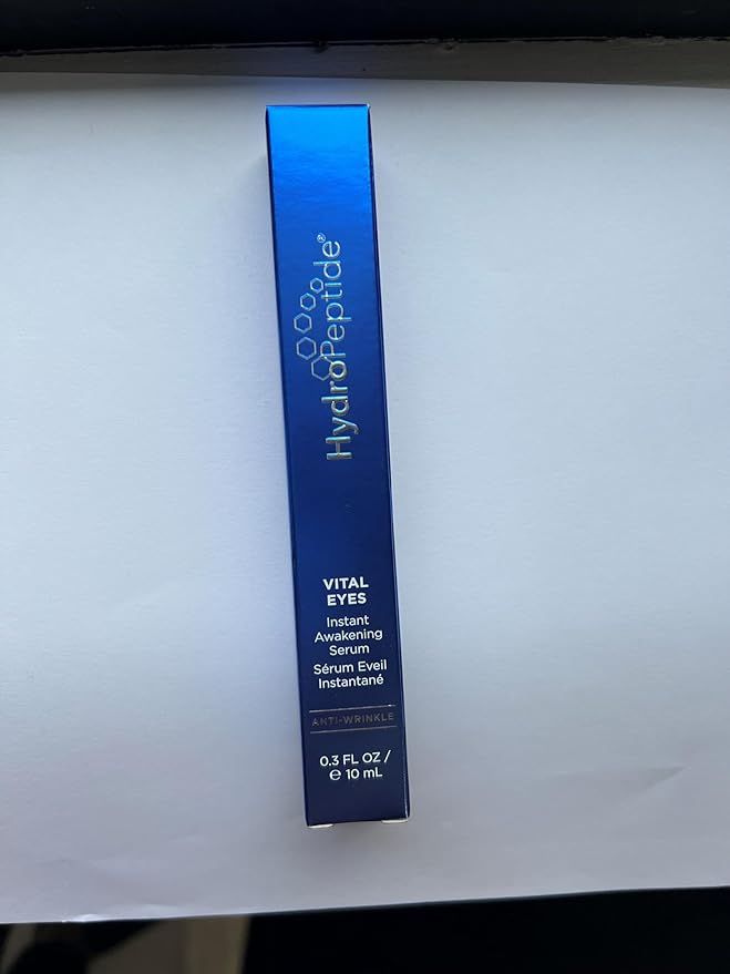 HydroPeptide Vital Eyes, Instant Awakening Serum, Cooling Rollerball, Hydrate and Brighten, 0.3 Ounce-VivaGrace Women