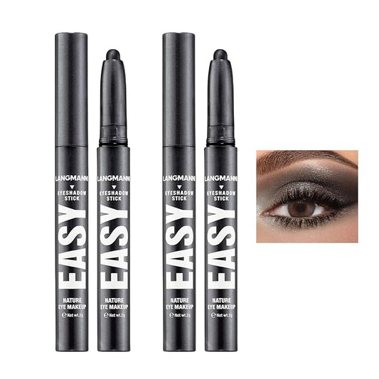 Jolilab Eyeshadow Stick, 2 Colors Matte Professional Bright-Colored Contouring and Highlight Stick, Cream Waterproof Long Lasting High Pigmented Eye Shadow.-VivaGrace Women