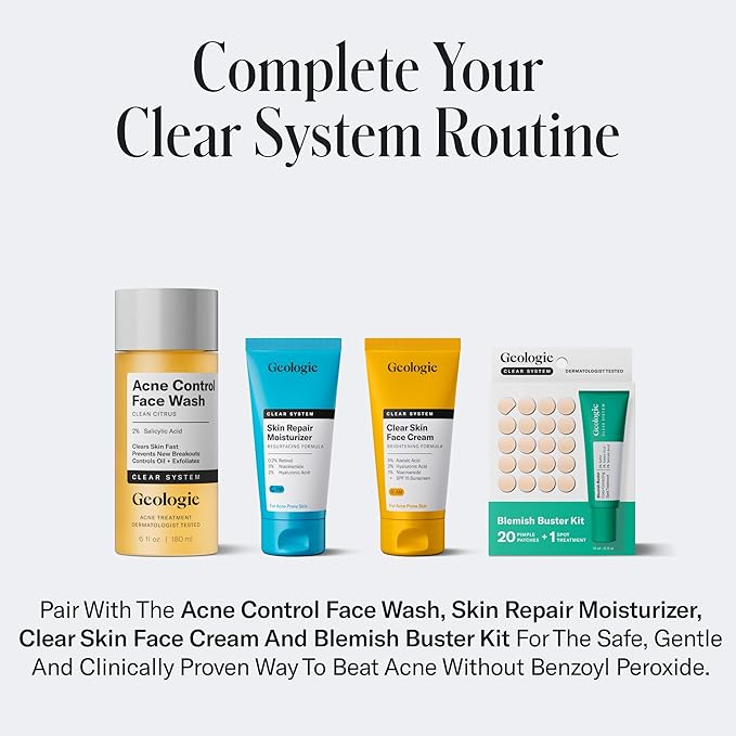 Geologie Acne Control Body Wash | Fresh Eucalyptus | 2% Salicylic Acid + 1.5% Glycolic Acid | Clears Body Acne & Prevents Breakouts | For Men & Women | No Benzoyl Peroxide | 8.4 oz-VivaGrace Women