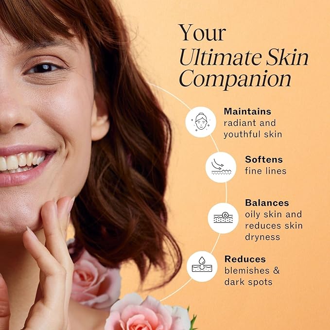 LilyAna Naturals Face and Neck Moisturizer for Women and Men - Moisturizer Face and Neck Cream for Dry Skin and Dark Spot Brightening - Rose and Pomegranate Extracts - 1.7oz-VivaGrace Women