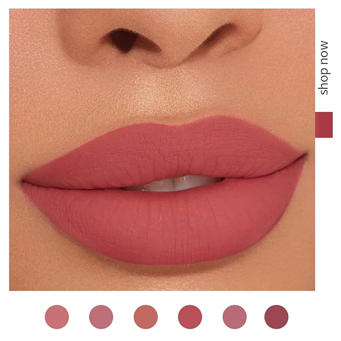PHOERA Foundation,6Pcs Matte Liquid Lipstick Makeup Set, Matte liquid Long-Lasting Wear,PHOERA Makeup Foundation Full Coverage(101- Porcelain)-VivaGrace Women