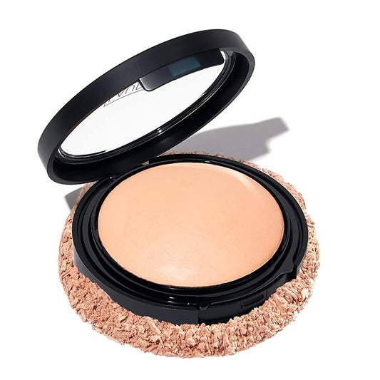LAURA GELLER NEW YORK Baked Double Take Powder Foundation - Fair - Buildable Medium to Full Coverage - Matte Finish-VivaGrace Women