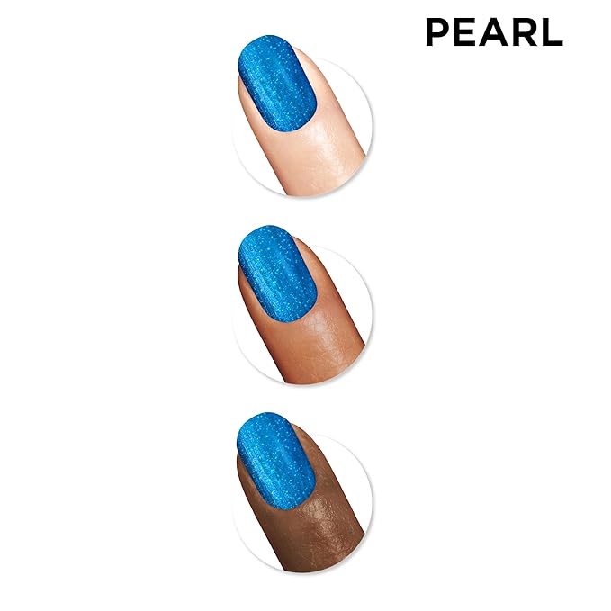 Sally Hansen Miracle Gel™ x Jared McCain, Bucket Blue, Long Lasting, Gel-Like Formula, No UV Lamp Needed, Blue Nail Polish