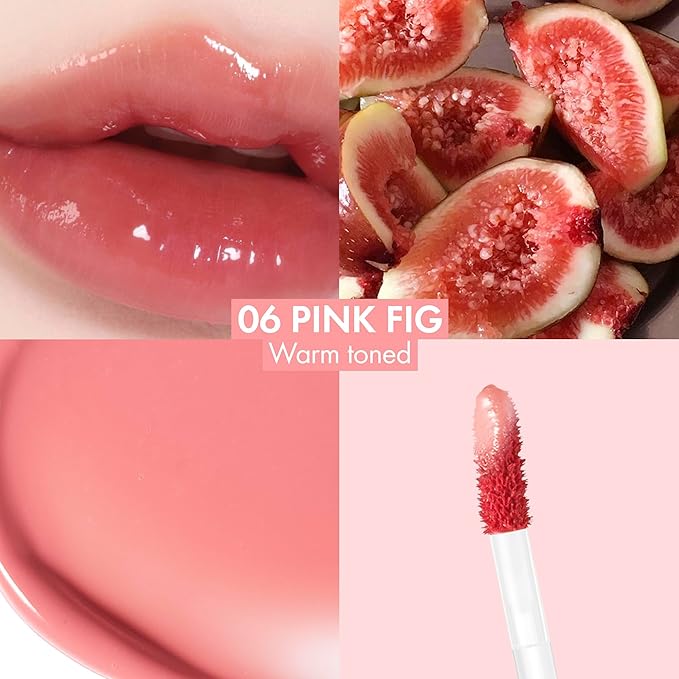 Amuse SEOUL BEBE TINT - 06 PINK FIG | 24-hour Long-lasting Lip Stain, Plumping, Hydrating, Moisturizing, No Peel Off, Lip Care, Treatment, Non Sticky, Korean Lip Tint for Dry Lips-VivaGrace Women