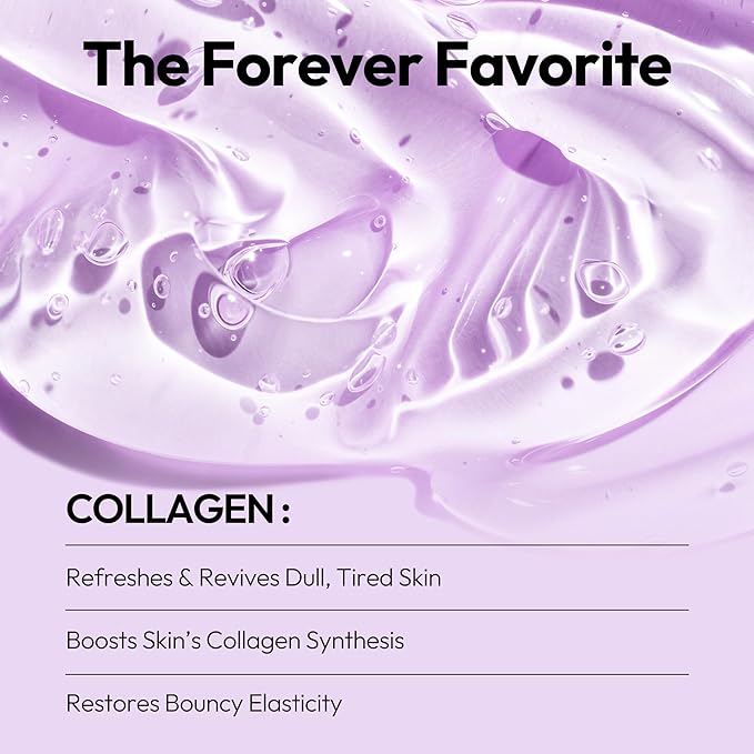 LAPCOS Collagen Sheet Mask, Firming Daily Face Mask with Collagen Peptides for Anti-Aging, Helps to Minimize Wrinkles, Restores Skin Elasticity & Firmness, Korean Beauty Favorite, 5-Pack-VivaGrace Women
