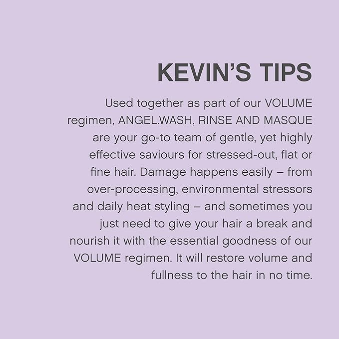 KEVIN.MURPHY BLONDE.ANGEL.WASH - Blonde Shampoo - Purple Shampoo for Blonde & Grey Hair - Colour Enhancement Hair Care - Colour Safe - Paraben & Sulphate Free - 1000 mL / 33.8 fl oz-VivaGrace Women
