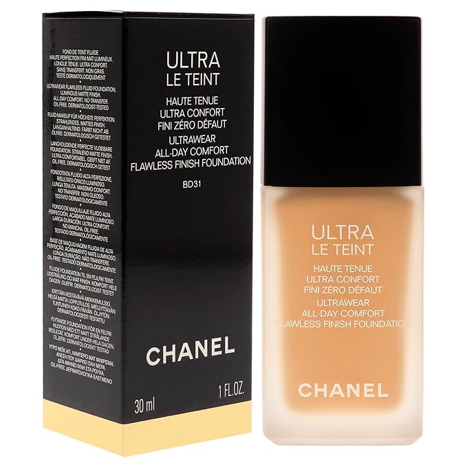CHANEL Ultra Le Teint Ultrawear Flawless Foundation - BD31 Medium Golden for Women - 1 oz Foundation-VivaGrace Women