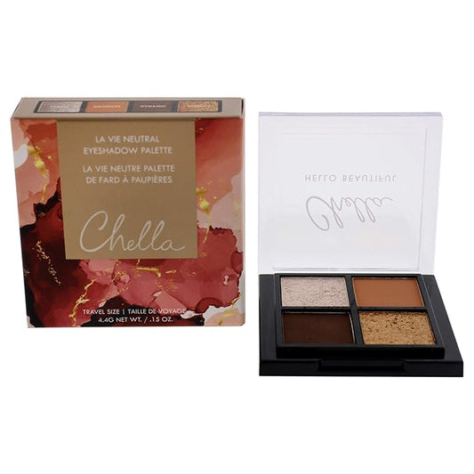 Chella Makeup Eyeshadow Palette (Travel Size, La Vie)-VivaGrace Women