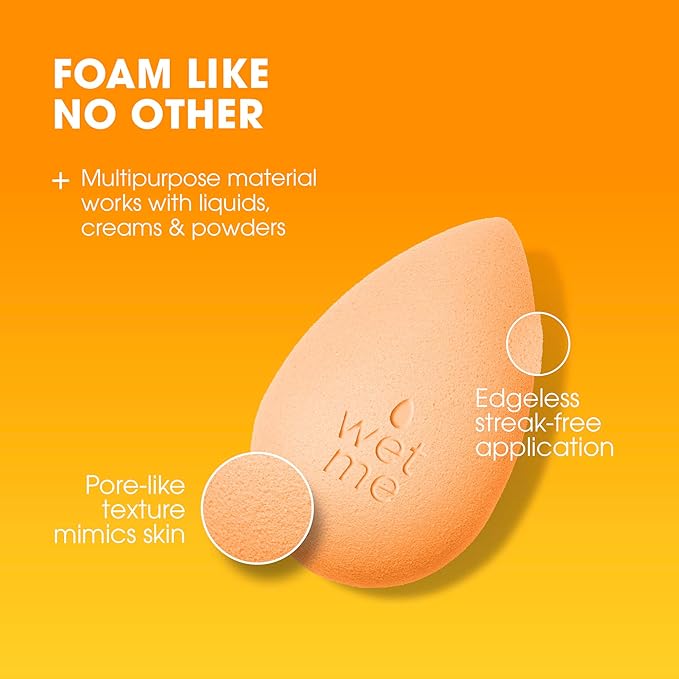 Beautyblender® | Beam Color Changing Beauty Blender Makeup Sponge, Super-Soft Foam Easily Blends Foundations & Creams, Made in USA, Reusable, Washable, Streak Free Application, Heat Activated-VivaGrace Women