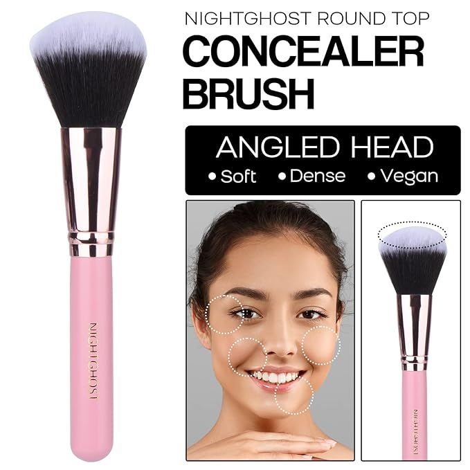 Makeup Kit for Women Included 2 Phoera Foundation SPF 20+ 30ml Matte Oil Control, 2 Kabuki Makeup Brushes, Phoera Primer, Powder Foundation, 2 Makeup Sponges (101 Porcelain + 102 Nude)-VivaGrace Women