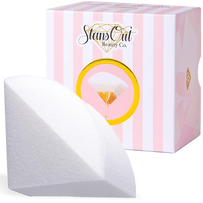 StansOut Memory Foam Makeup Sponge – No-Water-Needed Blender for Liquid, Cream & Powder Foundation – Airbrush Finish, Flawless Application-VivaGrace Women
