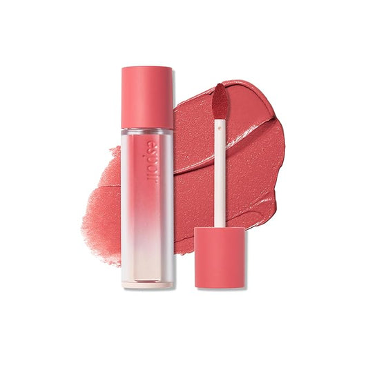 Espoir Couture Lip Tint Fitting Blur #3 Sour Peach 0.14oz | Soft and Creamy Color for Blurry Lip Look | Smudge-Proof Fixing Lip Stain | Lightweight and Comfortable Matte Finish-VivaGrace Women