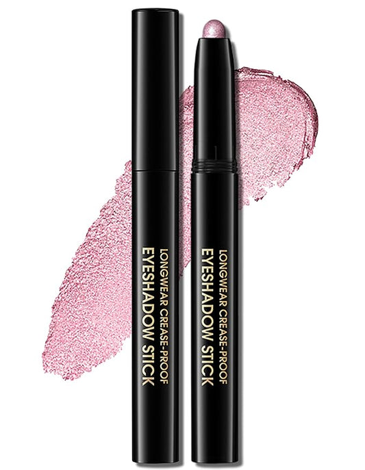 Erinde Waterproof Eyeshadow Stick, Cream Eye Shadow Stick, Long-Lasting, Crease-Proof, Cream to Powder Buildable & Blendable Eye Shadow Pencils Crayon, Vegan & Cruelty-Free, 08 Fancy-VivaGrace Women