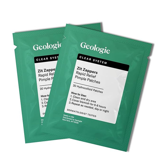 Geologie Zit Zapper Pimple Patches - 2 Pack (40 Ct.) - Rapid Relief Pimple Patches-VivaGrace Women