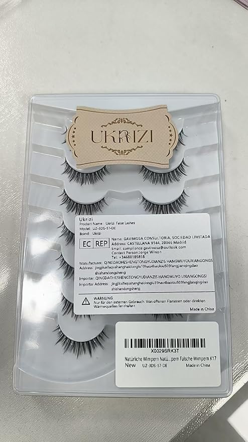 Natural Lashes Mink Natural Eyelashes False Eyelashes Natural Look False Lashes Wispy Eye Lashes Cat Eyelashes Fake Lashes KD292-VivaGrace Women