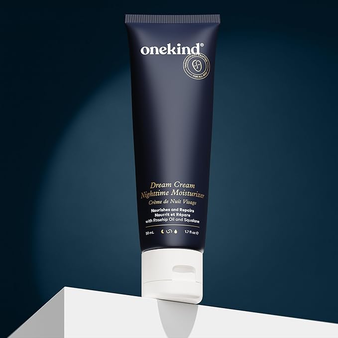 Onekind Dream Cream Night Moisturizer – Hydrating Anti-Aging Face Cream with Squalane, Rosehip & Shea Butter – Fragrance-Free, Vegan, for Dry & Sensitive Skin – 1.7 oz-VivaGrace Women