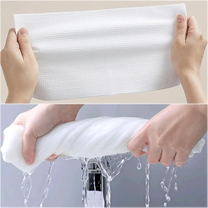 ClearFace Sensitive Skin Face Towels – Biobased Makeup Remover and Dry Wipes, Compact Travel Pack
