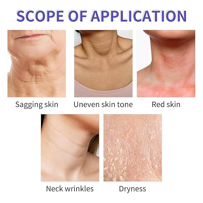 Neck Firming Cream, Neck Tightening Cream, Tighten and Lift Neck Cream, Neck Creams for Tightening and Firming Sagging Skin, Help Reduce Fine Lines & Wrinkles-VivaGrace Women