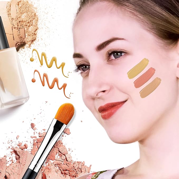 Eye Shadow Primer Applicator Brush for Blending, Concealer, Professional Tools for Applying Cream, Liquid Shadows and Eye Primer Base with Vegan Bristles by EIGSHOW-VivaGrace Women