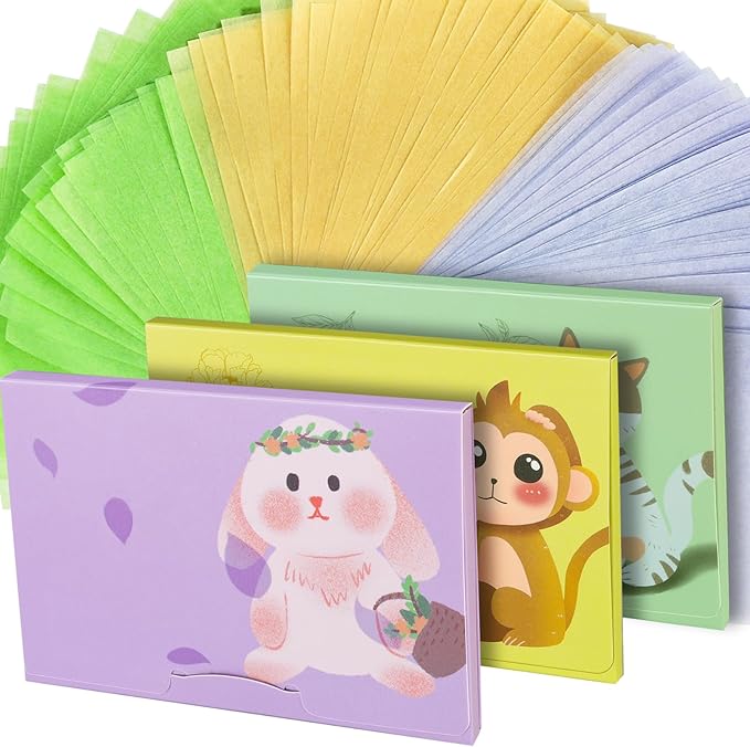 300 Sheets Blotting Paper, HNYYZL Oil Absorbing Sheets for Oily Skin, Oil Control for Face, Makeup Blotting Paper, Natural Oil Absorbing Facial Blotting Sheets for Oily Skin Care (Pack of 3)-VivaGrace Women