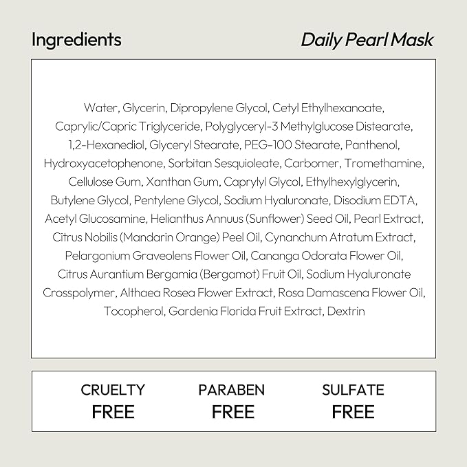 LAPCOS Pearl Sheet Mask, Daily Face Mask with Probiotics to Clarify Skin, Korean Beauty Favorite, 5-Pack-VivaGrace Women
