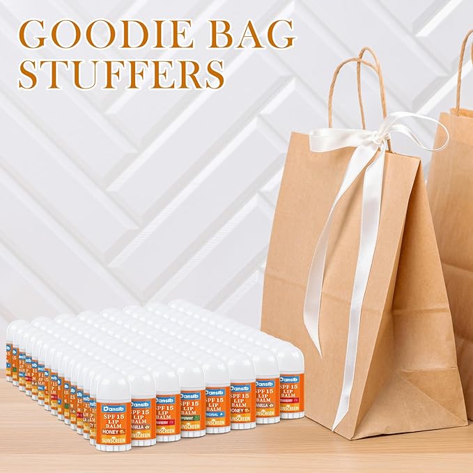 25 Pcs Mini Sunscreen Lip Balms Bulk SPF 15 Lip Balm Sticks Lip Balm Favors with Sunscreen Employee Staff Appreciation Gifts Bulk Team Coworkers Christmas Gifts for Outdoor Travel Beach-VivaGrace Women