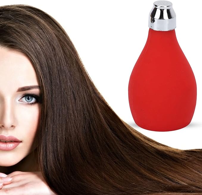 ZJchao Empty Spray Powder Bottle Hairdressing Spray Talcum Powder Prickly Heat Powder Silicone Squeeze Powder Bottle Red-VivaGrace Women