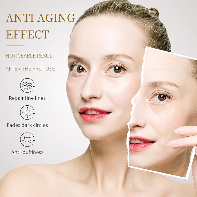 Under Eye Patches - 30 Pairs Under Eye Masks for Dark Circles and Puffiness, 24k Gold Dark Circles Under Eye Treatment for Women, Undereye Gel Patches Under Eye Bags - Reduce Wrinkles Anti-Aging-VivaGrace Women