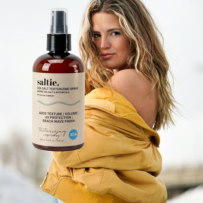 Sea Salt Hair Volumizing Spray Adds Texture, Volume, UV Protection, Beach Wave Finish I For All Hair Types (8.5 fl. oz./250ml)-VivaGrace Women