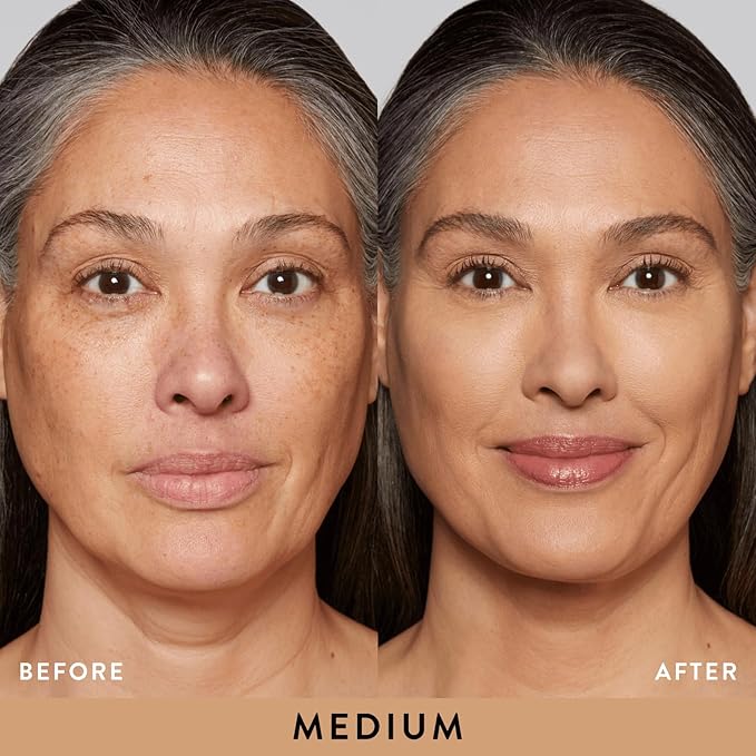 LAURA GELLER NEW YORK Baked Double Take Powder Foundation - Medium - Buildable Medium to Full Coverage - Matte Finish-VivaGrace Women