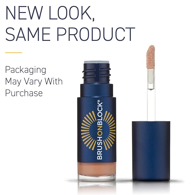 Brush On Block Sun Shine Protective Lip Oil SPF 30, Mineral Protection from UVA/UVB & Blue Light, Hydrating, Cruelty-Free, Gluten-Free, & Vegan, Nude-VivaGrace Women