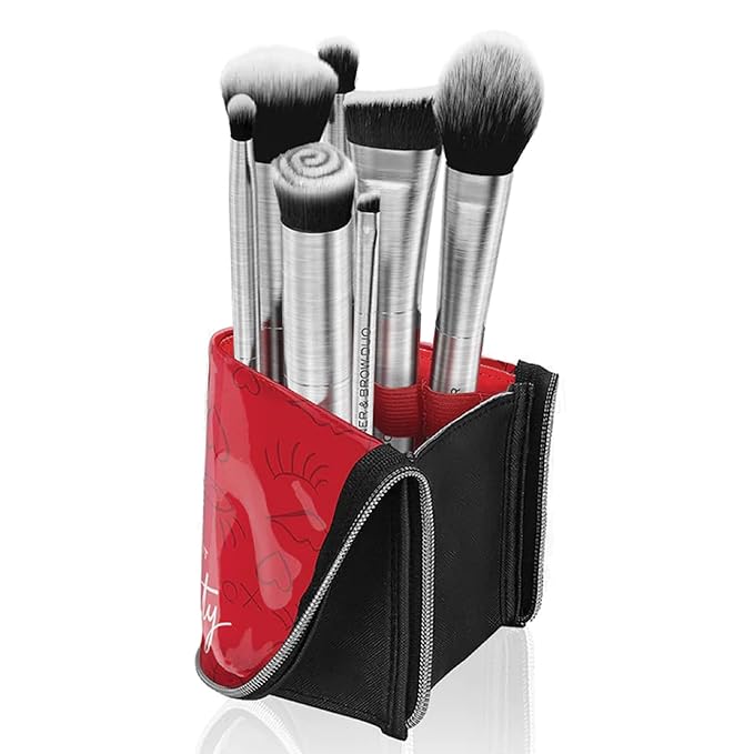 Mirabella Make It Pretty Professional Travel Brush Set and Travel Case-VivaGrace Women
