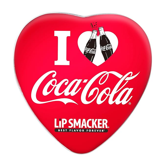Lip Smacker Valentine's Day Collection Coca-Cola Lip Balm Tin (Pack of 2)-VivaGrace Women