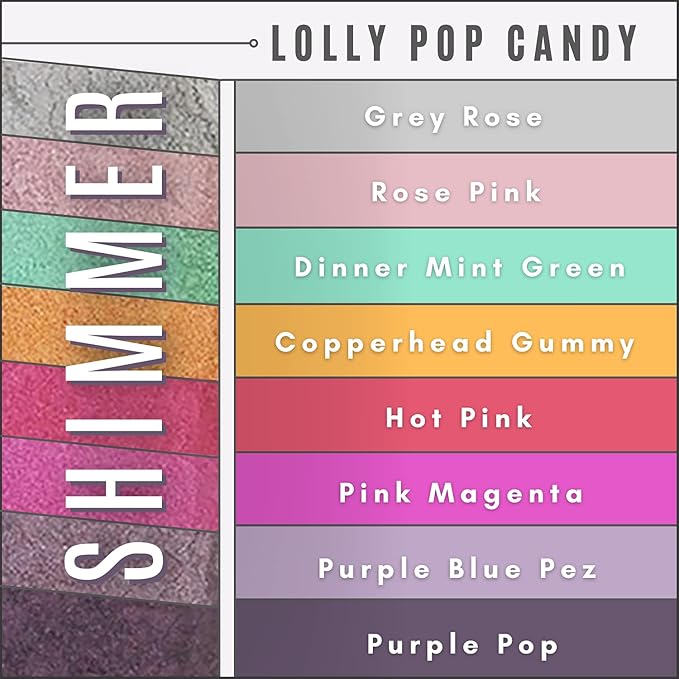 Loose Mineral Eyeshadow and Contouring Palette - Lolly Pop Candy 8 Shade Set-VivaGrace Women