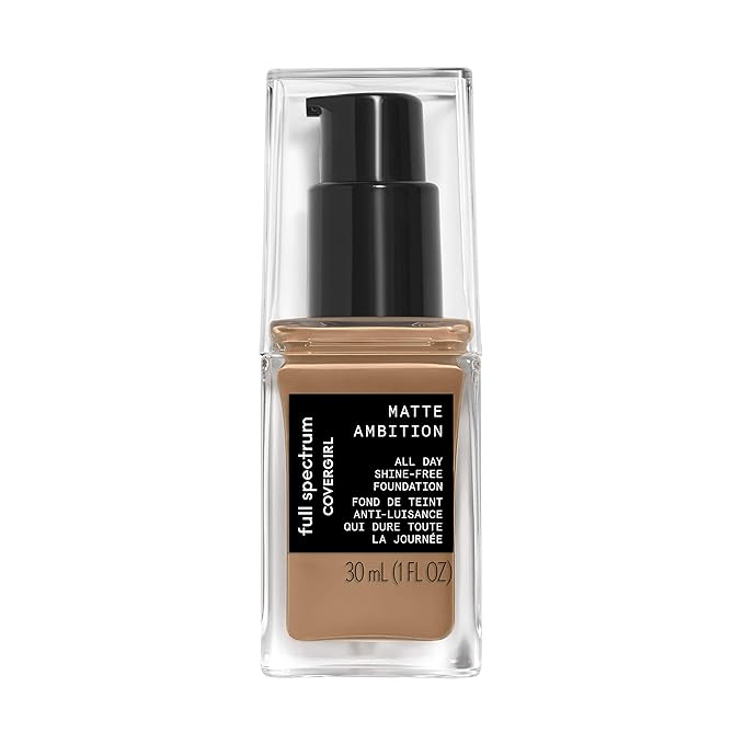 COVERGIRL Full Spectrum Matte Ambition- All Day Foundation Tan Neutral-VivaGrace Women