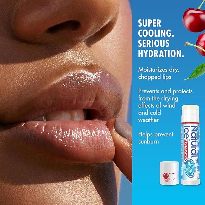 Natural Ice Medicated Lip Protect SPF 15 Cherry 12 Pkgs-VivaGrace Women