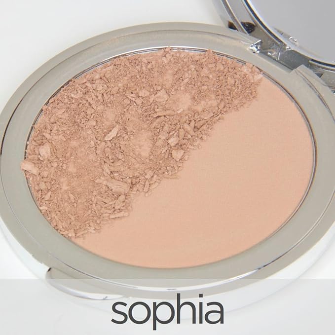 La Bella Donna Compressed Mineral Foundation - Face Powder Makeup Natural Looking Glowing Skin Wrinkle Defying Mattifying Finish Contour Makeup Long Lasting Full Coverage Sun Kissed Tan (Sophia)-VivaGrace Women