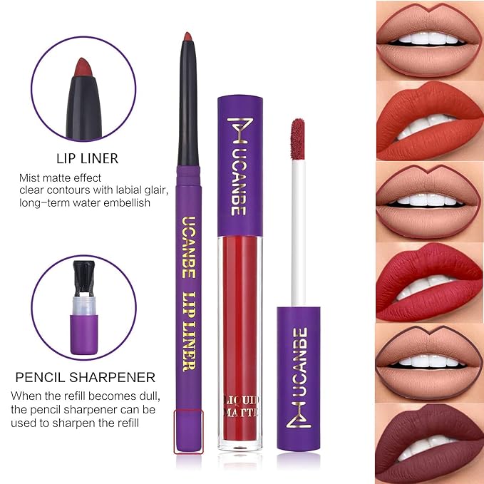 UCANE All In One Makeup Sets For Women, Naked Eyeshadow, Lipsticks, Lipgloss, Mascara, Eyeliner, Eyebrow Pencil, Liquid Blush, Cosmetic Bag, Beauty Gift Kit For Teens-VivaGrace Women