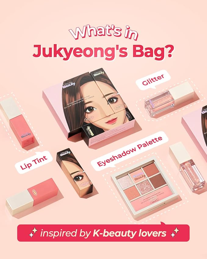 AMTS Webtoon True Beauty - 01 Some Love | Pink Lip Tint Stain | High Pigment Liquid Waterful Shine Non-Sticky Long-Wearing Long-Lasting | True Beauty Cute Pink Makeup-VivaGrace Women