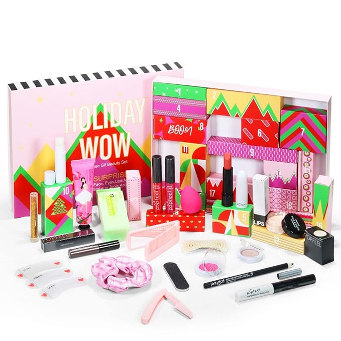 All-in-One Makeup Gift Set Carry All Makeup Kit Women Full Kit With Makeup Bag Lipgloss Lipstick Concealer Blush Foundation Face Powder Eyeshadow Palette Cosmetic Palette #9-VivaGrace Women