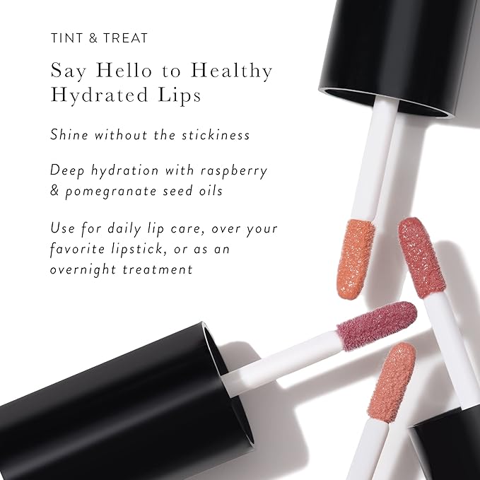LAURA GELLER NEW YORK Treat-n-Go Tinted Non-Stick Hydrating Lip Oil, First Place-VivaGrace Women