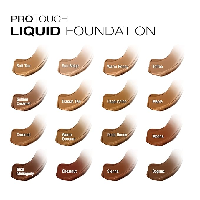 Kiss New York Professional Liquid Foundation - Lightweight and Hydrating Formula, Natural Finish, Control Shine, Cover Pores, Medium to Full Coverage, Green Tea Extract (Warm Honey)-VivaGrace Women