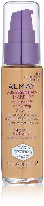 Almay Age Essentials Makeup, Medium Warm-VivaGrace Women