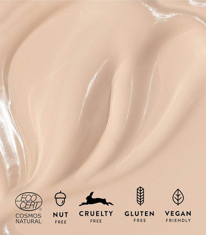 MÁDARA Organic Skincare | Skin Equal Soft Glow Foundation SPF15 PORCELAIN IVORY 10-30ml, Mineral foundation with hyaluronic acid, Buildable medium coverage, Dewy foundation, Vegan, COSMOS certified-VivaGrace Women
