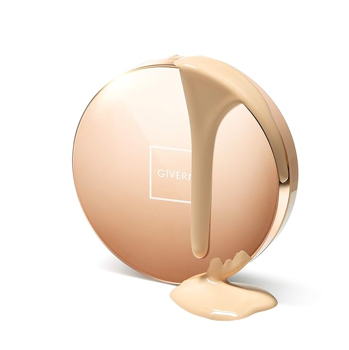 GIVERNY Milchak Cover Foundation Cushion with Refill #23 Medium Beige - Moist Finish for All Skin Types - Flawless Coverage Face Makeup - Lightweight Formula for Satin Glass Texture, 0.4oz x 2-VivaGrace Women
