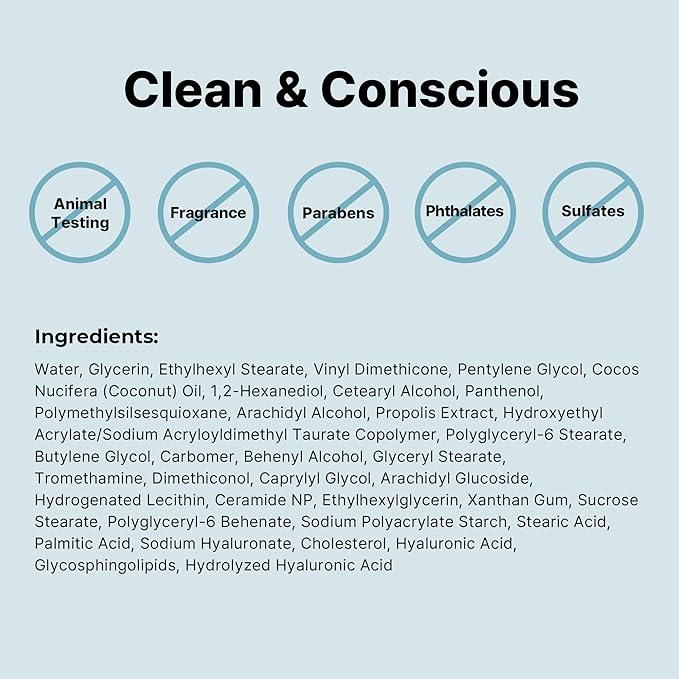 COSRX Hyaluronic Acid Moisturizer for Day & Night with Pro Vitamin B5 (D Panthenol) 50ml/1.69 fl.oz | Propolis Extract, Ceramide, Long Lasting Hydration for Dry, Sensitive Skin, Korean Skin Care-VivaGrace Women