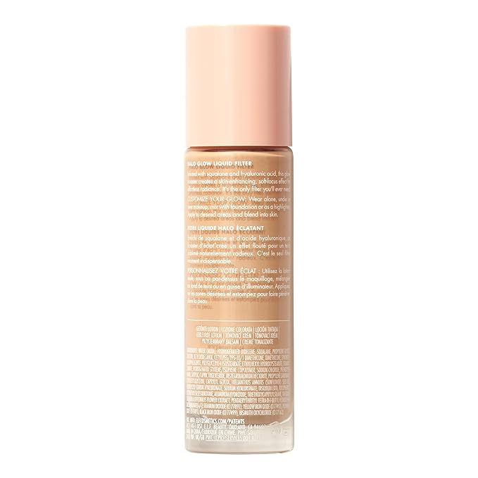 e.l.f. Halo Glow Liquid Filter, Complexion Booster For A Glowing, Soft-Focus Look, Infused With Hyaluronic Acid, Vegan & Cruelty-Free, 2 Fair/Light-VivaGrace Women