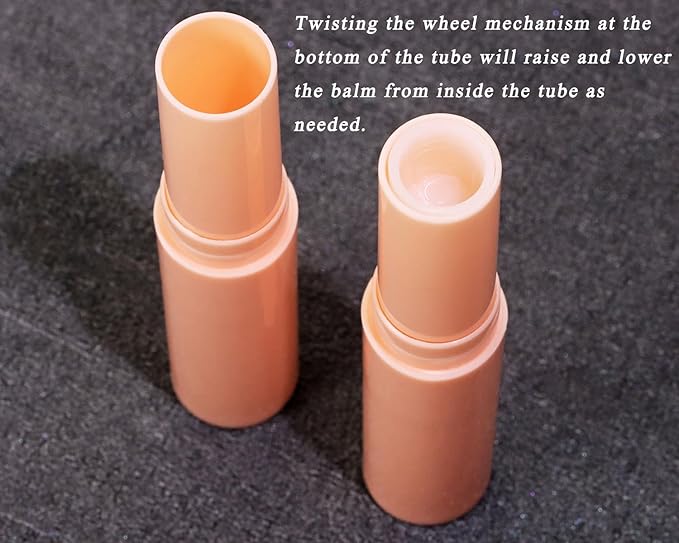 0.14oz Empty Flavored Lip Balm Container Tubes Plastic Homemade Moisturizing Lip Stick with Caps Bulk Fit for Women Adult DIY Making Supplies, 25 Count (Pink)-VivaGrace Women